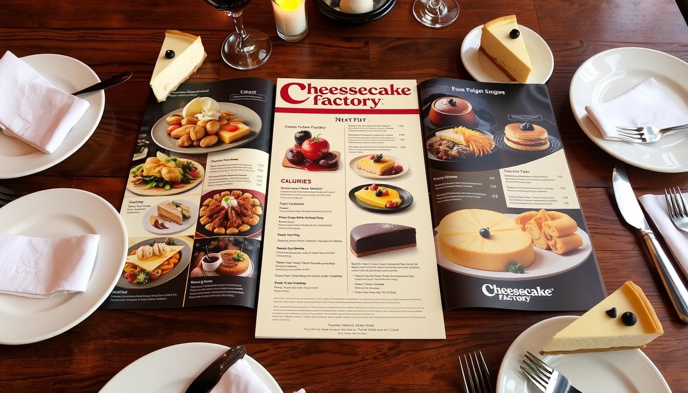 Cheesecake Factory Menu with Nutrition