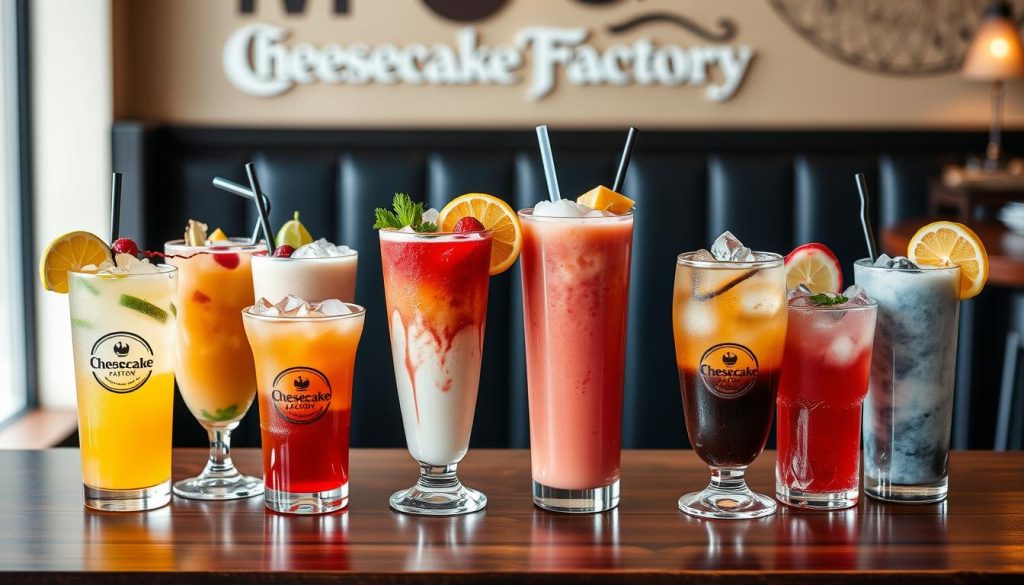 Cheesecake Factory drinks and calorie information