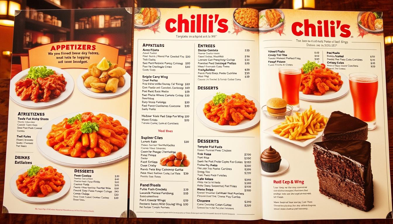 Chili's Menu with Prices