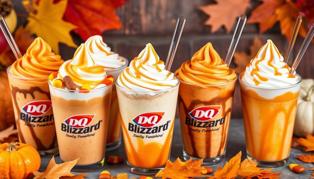 Dairy Queen Fall Blizzard Menu