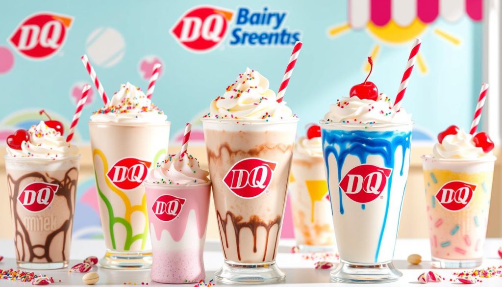 Dairy Queen milkshake flavors