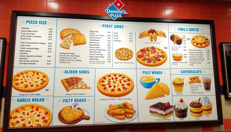 Domino's Pizza Menu