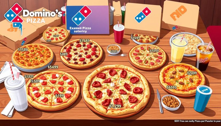 Domino's Pizza Menu With Price