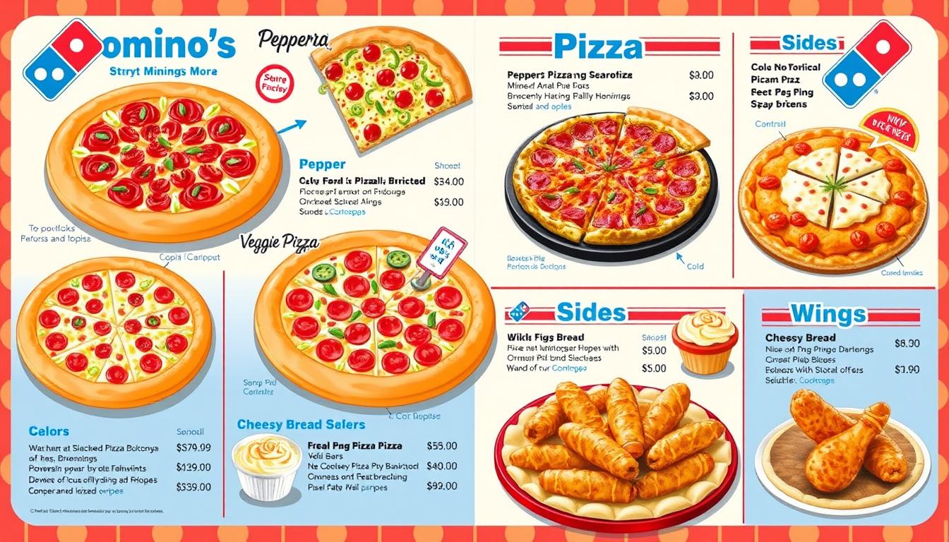 Domino's Pizza Menu With Price And Pictures