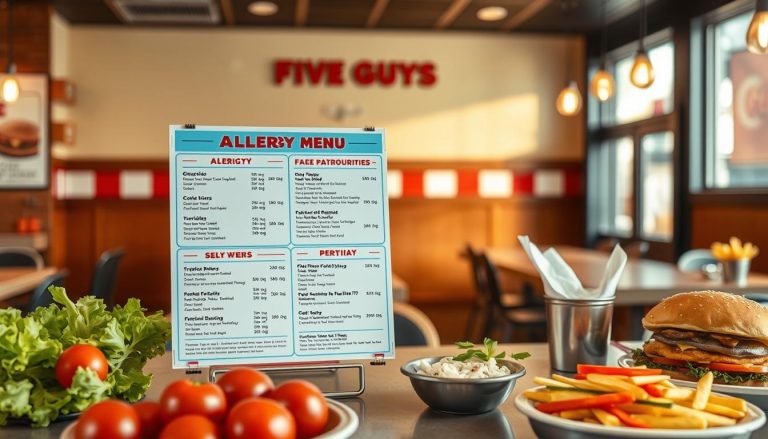 Five Guys Allergy Menu