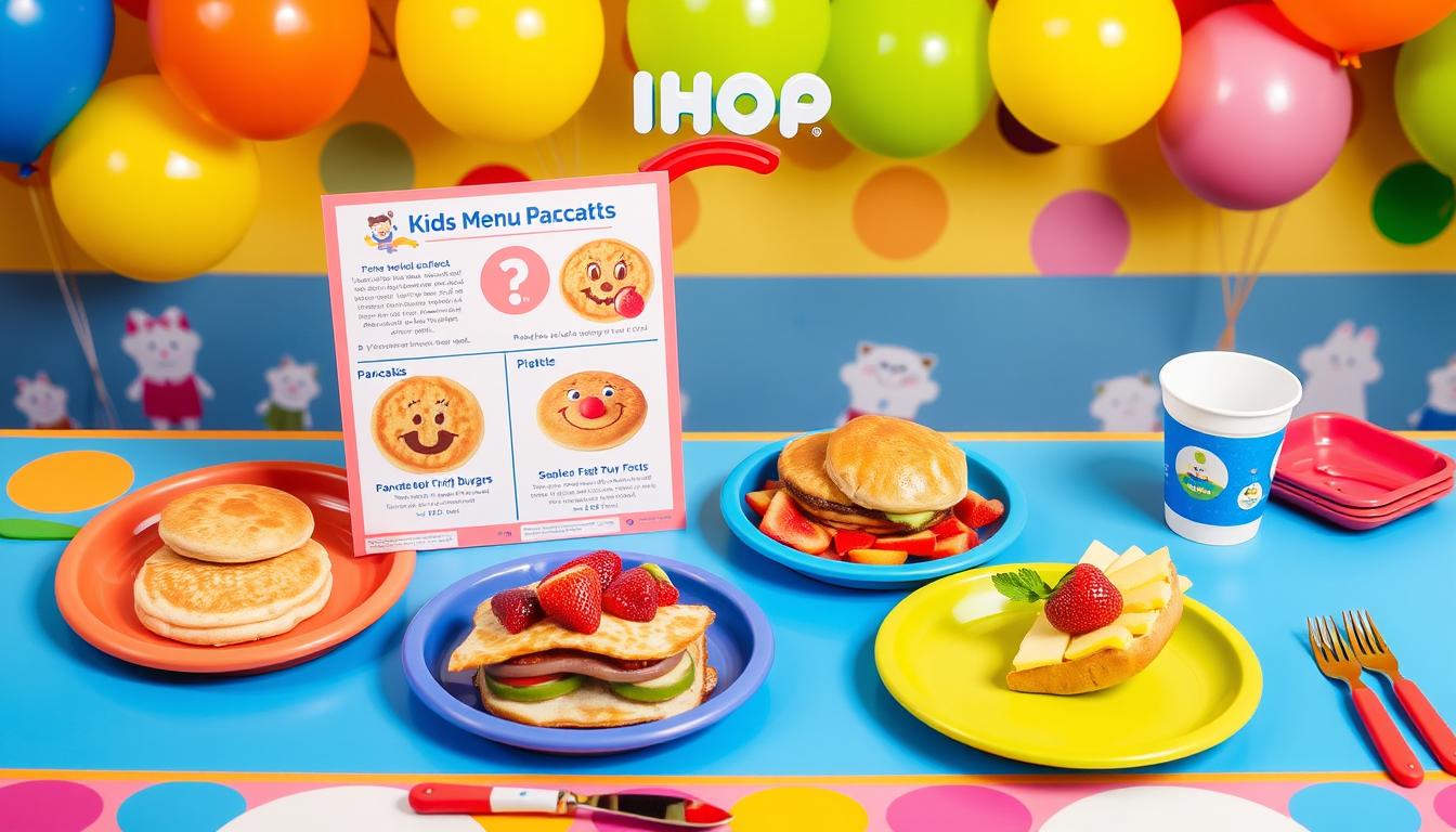 Kids Menu IHOP