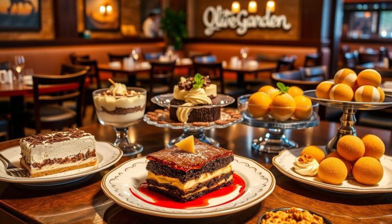 Olive Garden Desserts Menu