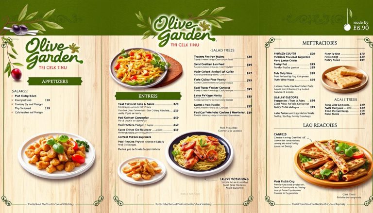 Olive Garden Menu with Prices