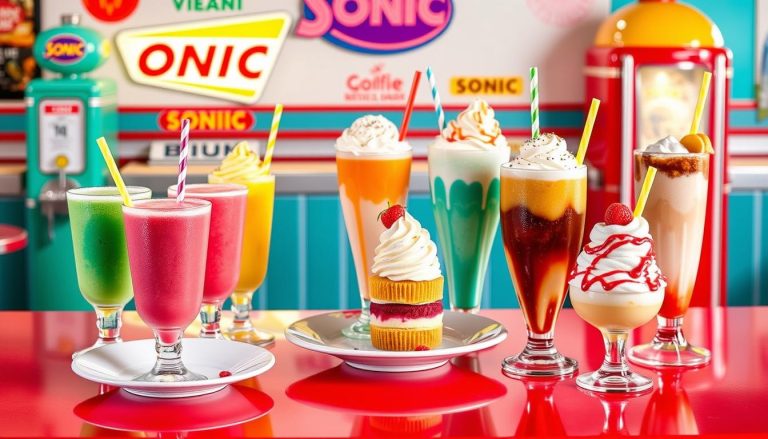 Sonic Dessert Menu