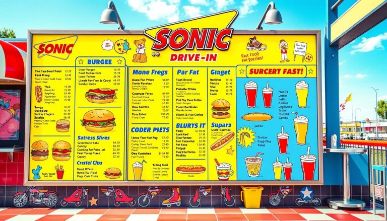 Sonic Menu Prices