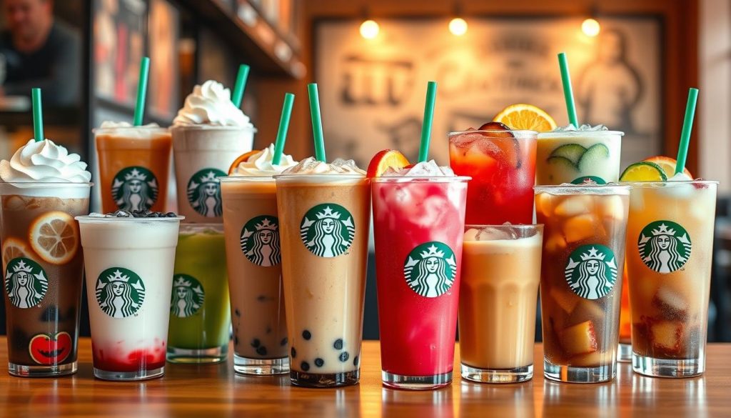 Starbucks iced beverages