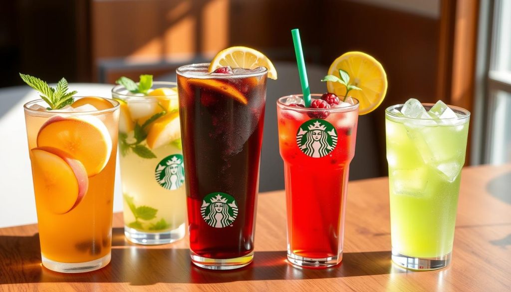 Starbucks iced tea offerings