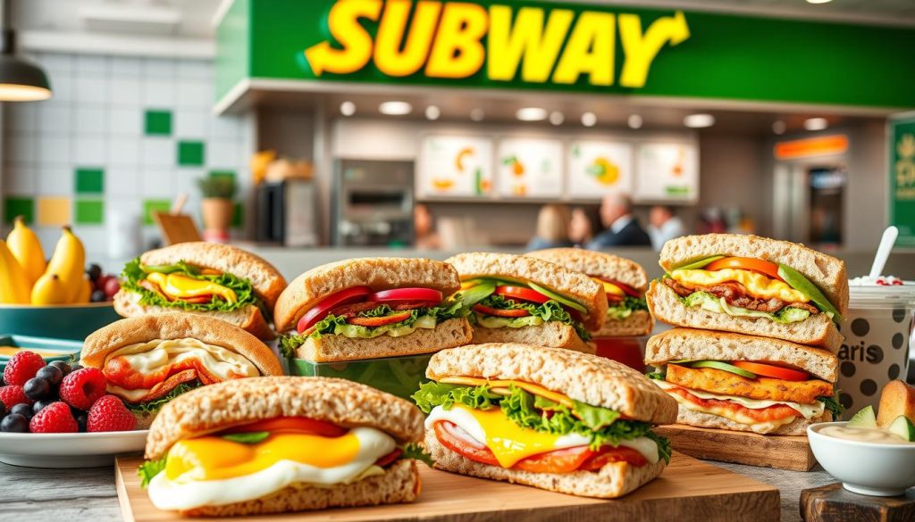 Subway Breakfast Menu Nutrition