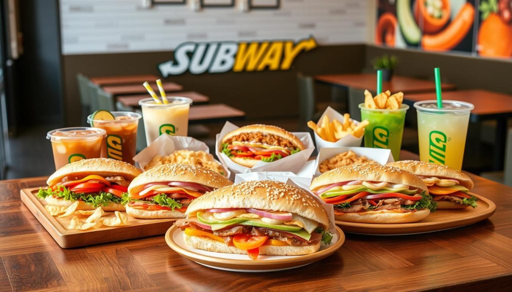 Subway combo meals