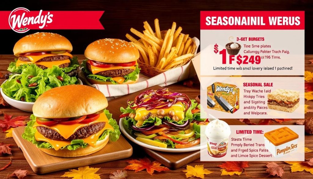 Wendy's seasonal items