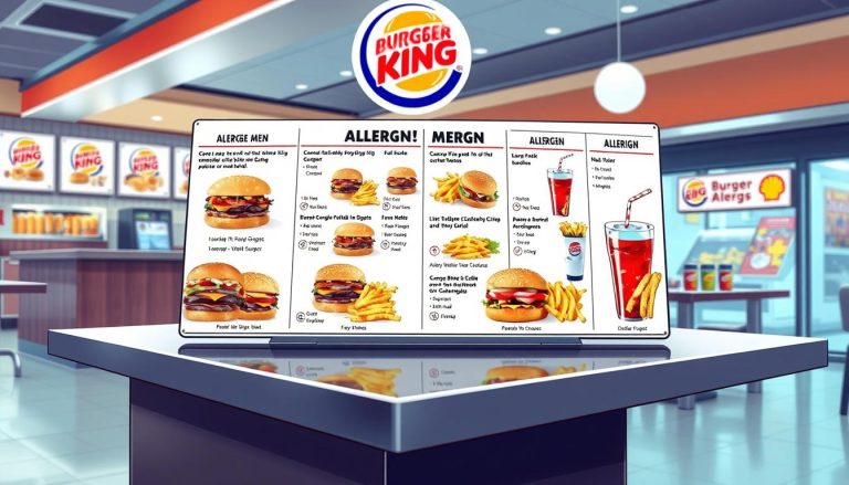 burger king allergen menu