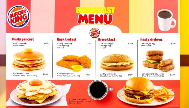 burger king breakfast menu with prices