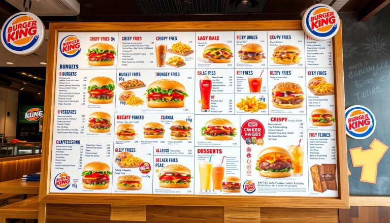 burger king menu with prices