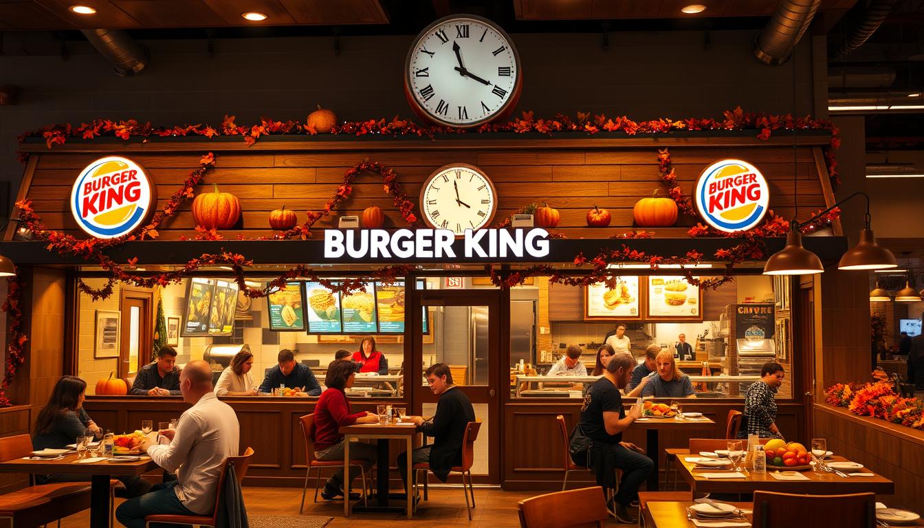 burger king thanksgiving hours