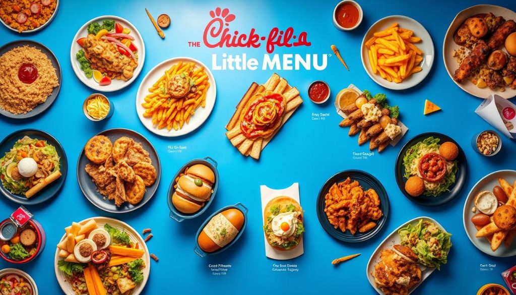 chick fil a little blue menu