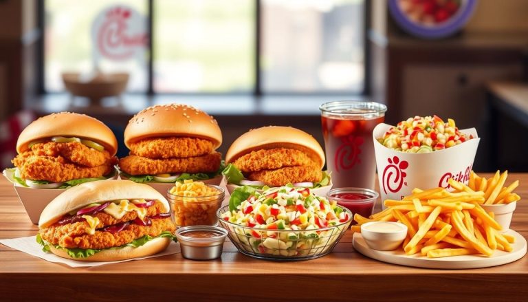 chick fil a little blue menu