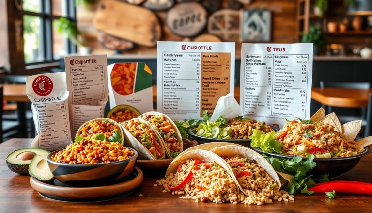 chipotle nutrition menu