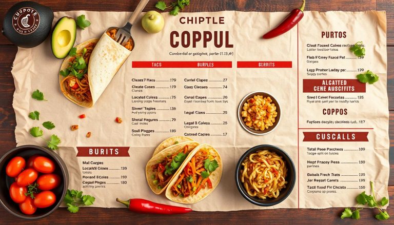 chipotle printable menu