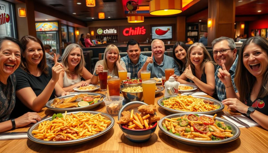 customer feedback on dining experience at Chili's