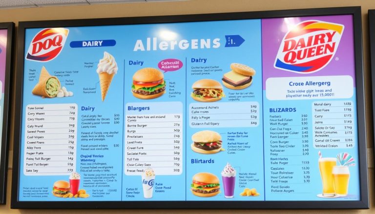 dairy queen allergen menu