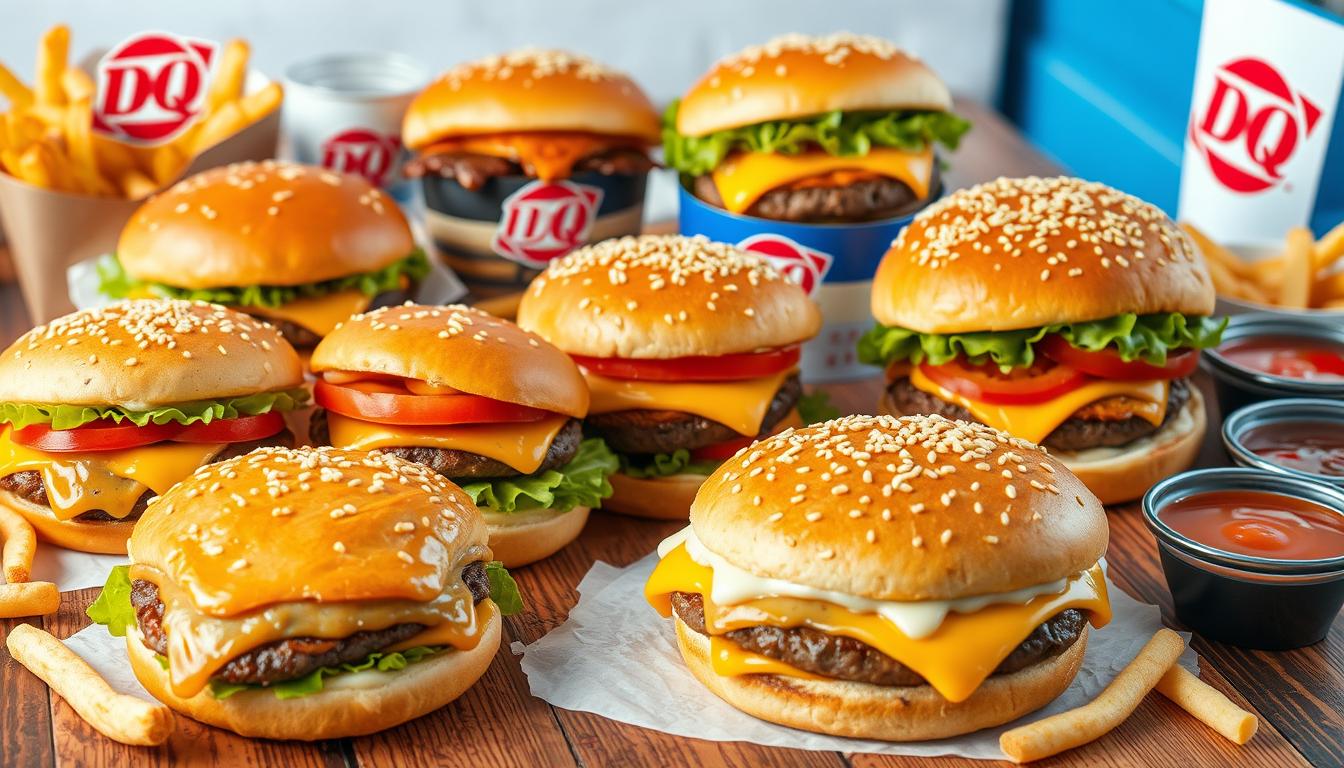 dairy queen burgers menu