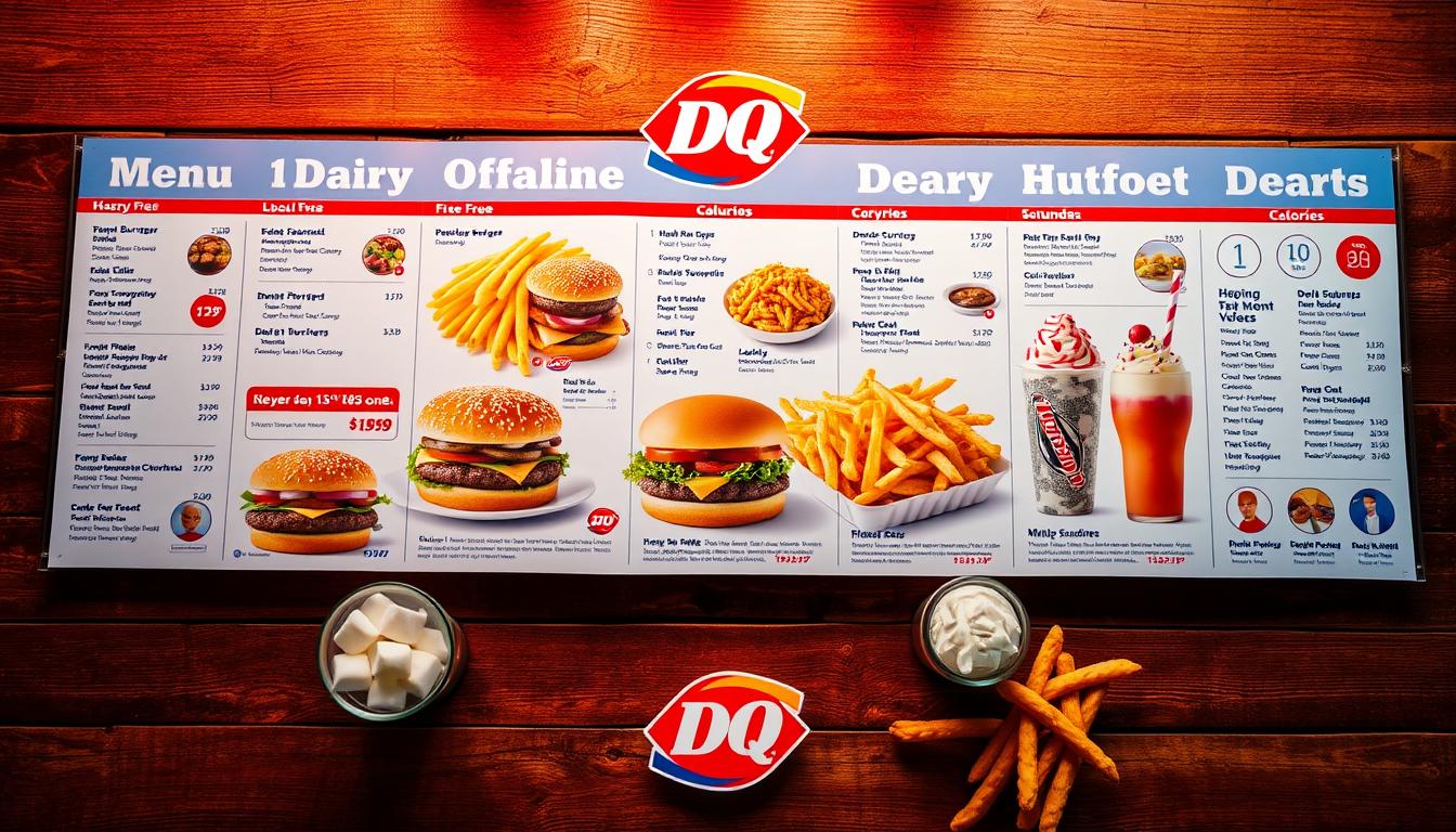 dairy queen menu nutrition