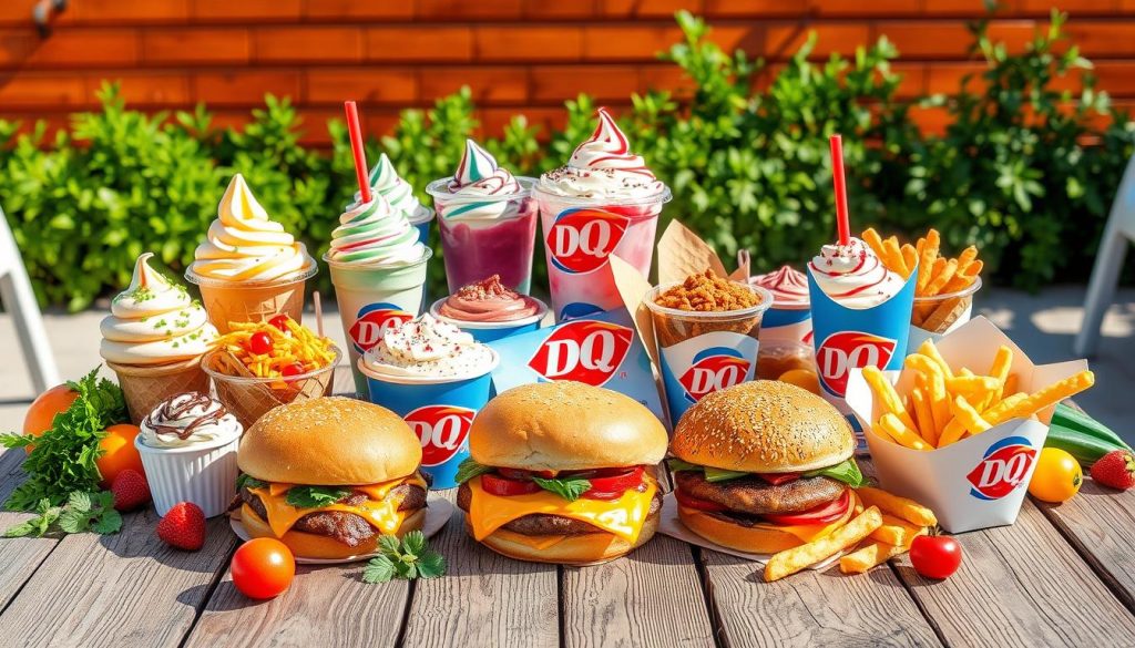 dairy queen menu options