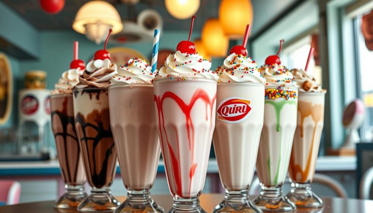 dairy queen milkshake menu