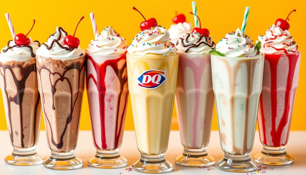 dairy queen shake flavors