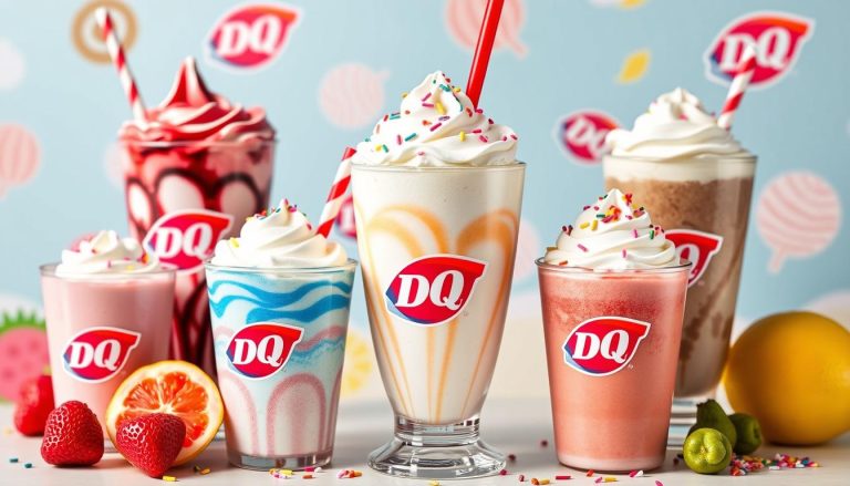 dairy queen shakes menu