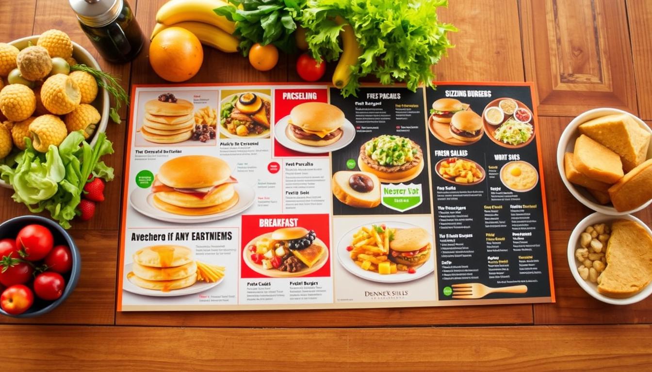 denny's menu nutrition