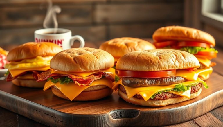 dunkin donuts breakfast sandwiches