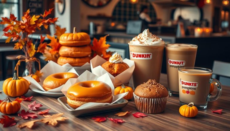 dunkin donuts pumpkin menu