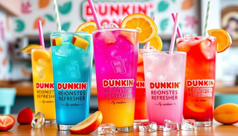 dunkin donuts refreshers menu