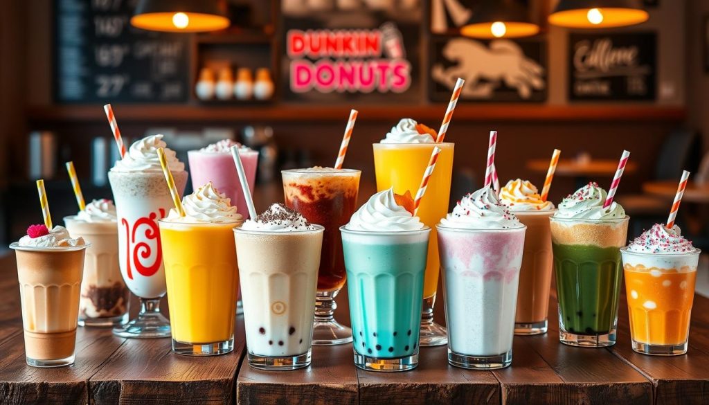 dunkin donuts specialty drinks menu