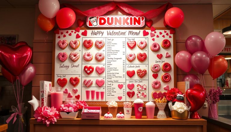 dunkin valentines menu