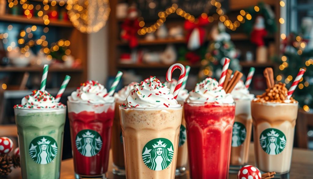 holiday frappuccinos