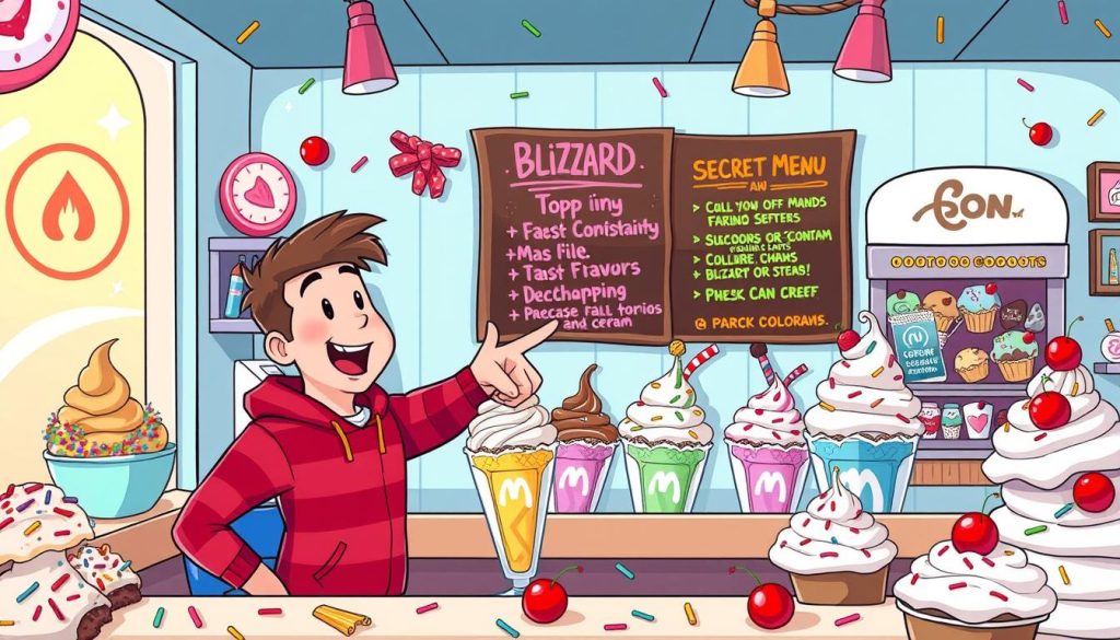 how to order off-menu blizzard varieties