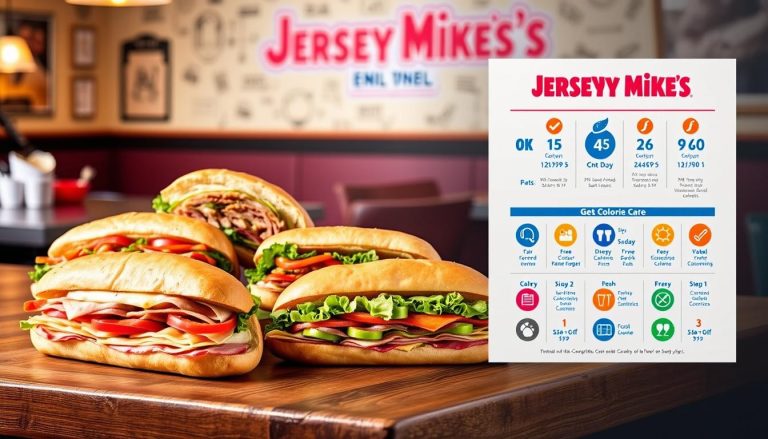 jersey mike's menu calories