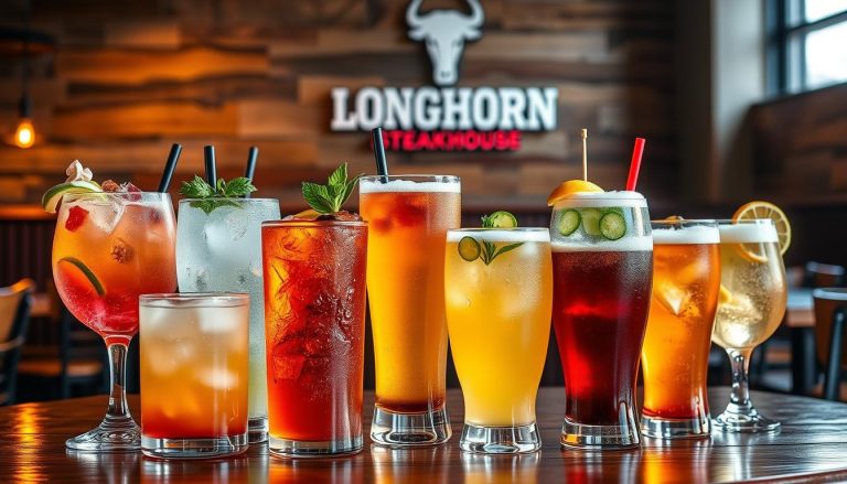 longhorn steakhouse drink menu