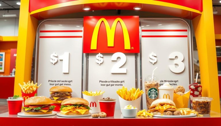 mcdonald's $1 $2 $3 menu with prices