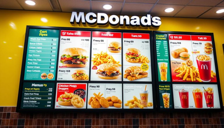 mcdonald's menu