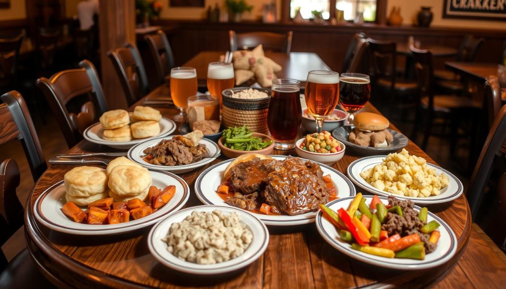 personalized dining at Cracker Barrel