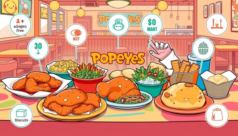 popeyes allergen menu