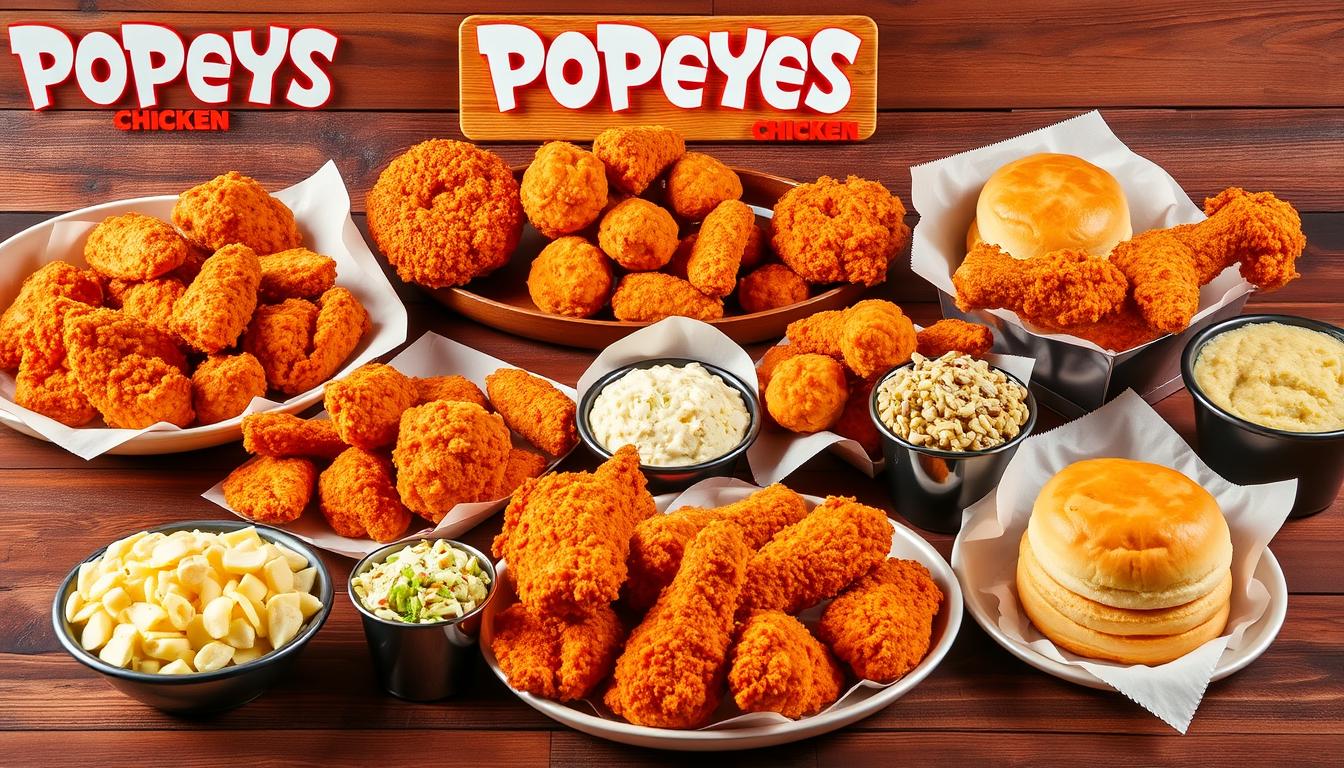 popeyes chicken menu